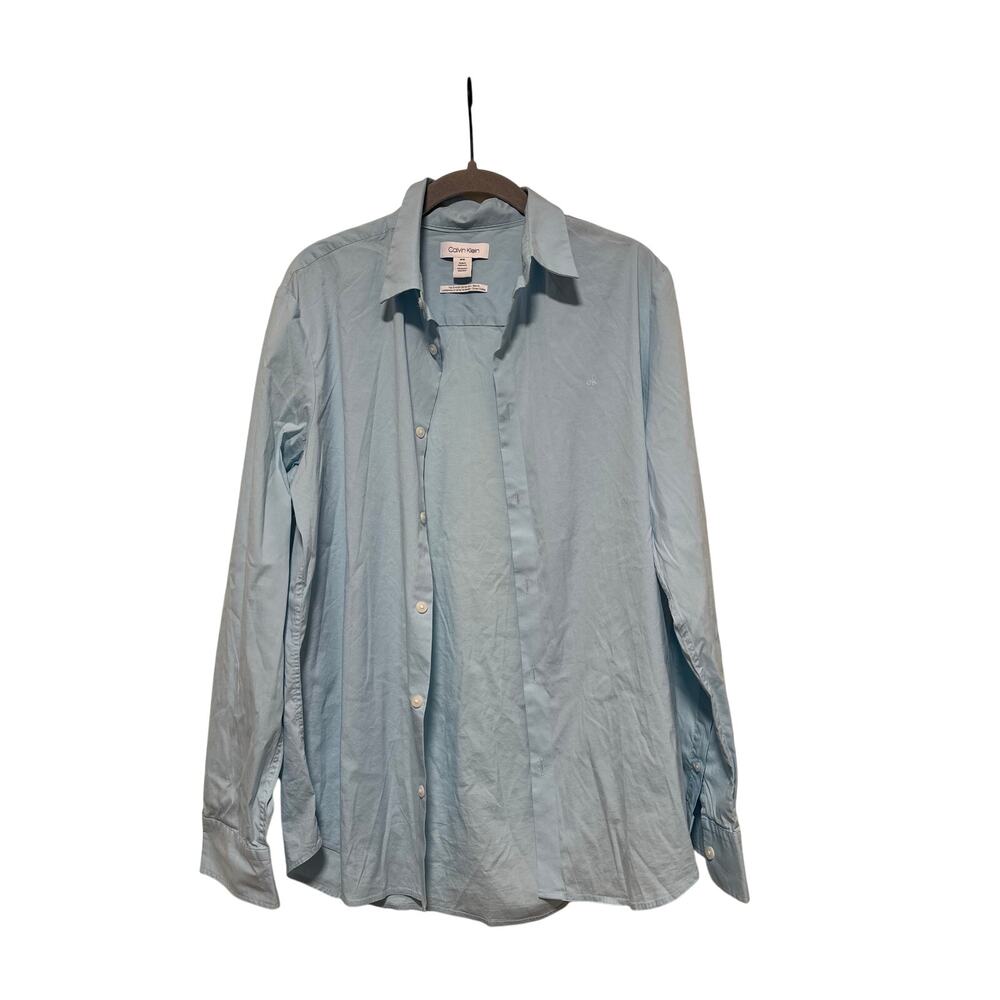 Calvin Klein Light Blue Button Down Shirt M - Picture 2 of 7